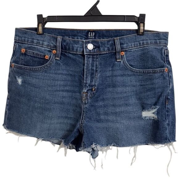 GAP 5” DENIM SHORT‎ 29 LIGHT INDIGO CASUAL - Picture 1 of 10